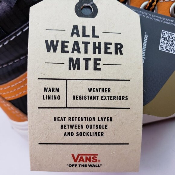 Vans Primaloft All Weather MTE Ultra Cush Mens Size 5 Wmn 6.5 Apricot Shoes Boot - Picture 14 of 16